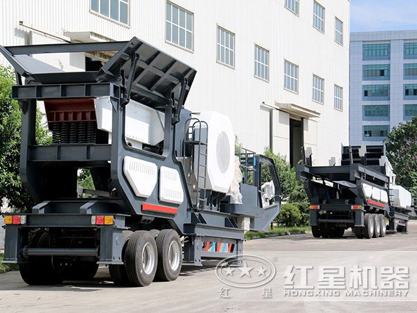高清車載移動青石破碎制砂機(jī) 高清車載移動青石破碎制砂機(jī)