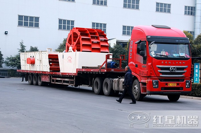 小型機制沙生產(chǎn)線發(fā)貨圖