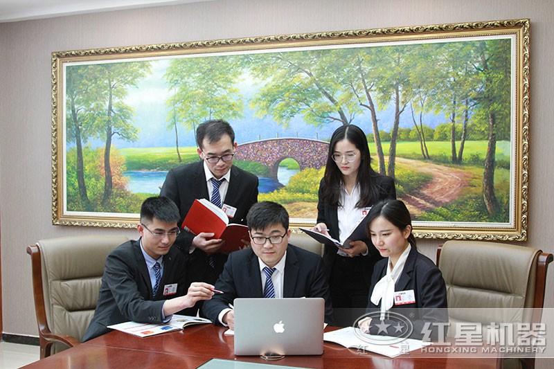 紅星為客戶設(shè)計作業(yè)方案、配備砂石廠設(shè)備