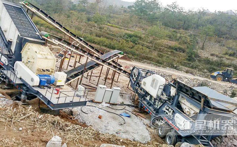 山東時(shí)產(chǎn)300噸鵝卵石石子加工場