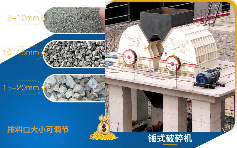 錘破可自成一條生產(chǎn)線，減輕投資成本