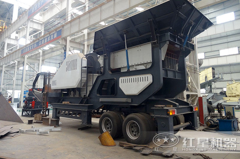 移動(dòng)制砂機(jī)生產(chǎn)車間，自主研發(fā)生產(chǎn)，降低中間商成本20%