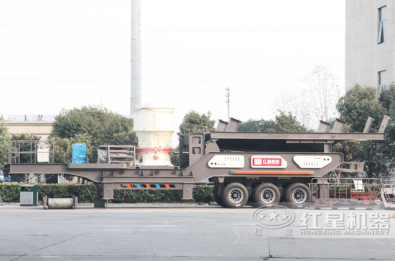 圓錐破移動(dòng)石料破碎機(jī)，耐磨件壽命延長2-3倍