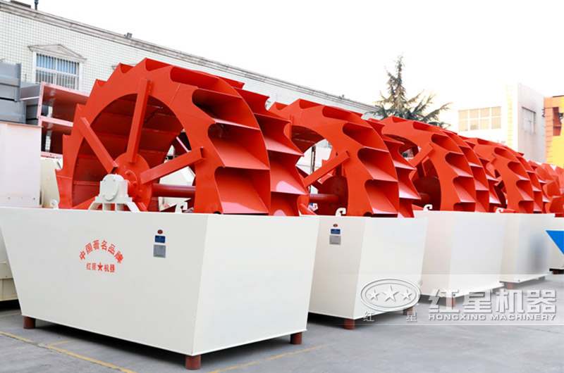 輪斗式洗砂機(jī)，洗凈度高達(dá)99%